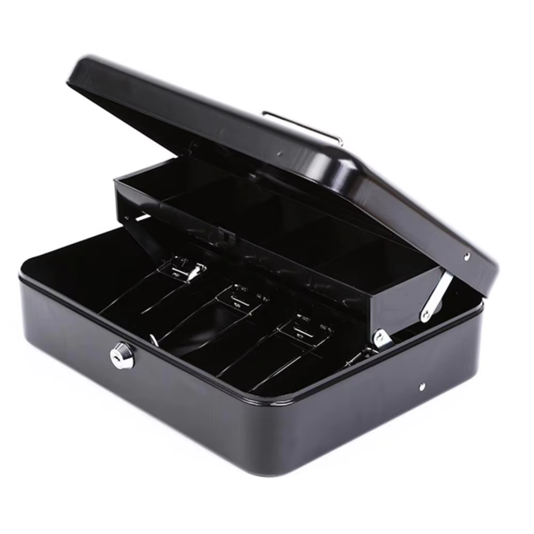CAJA DE EFECTIVO METÁLICA CON LLAVE - 🚚 ENVÍO GRATIS A TODO ECUADOR