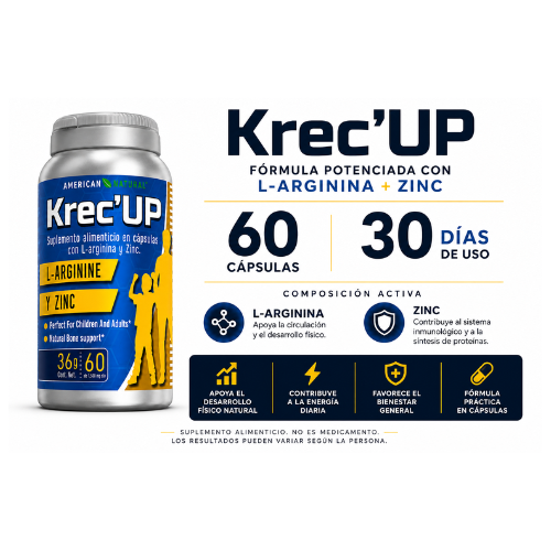 Krec'Up™ Gomitas para Niños Compra 1 Mes y Recibe 2 (Promoción por Tiempo Limitado)