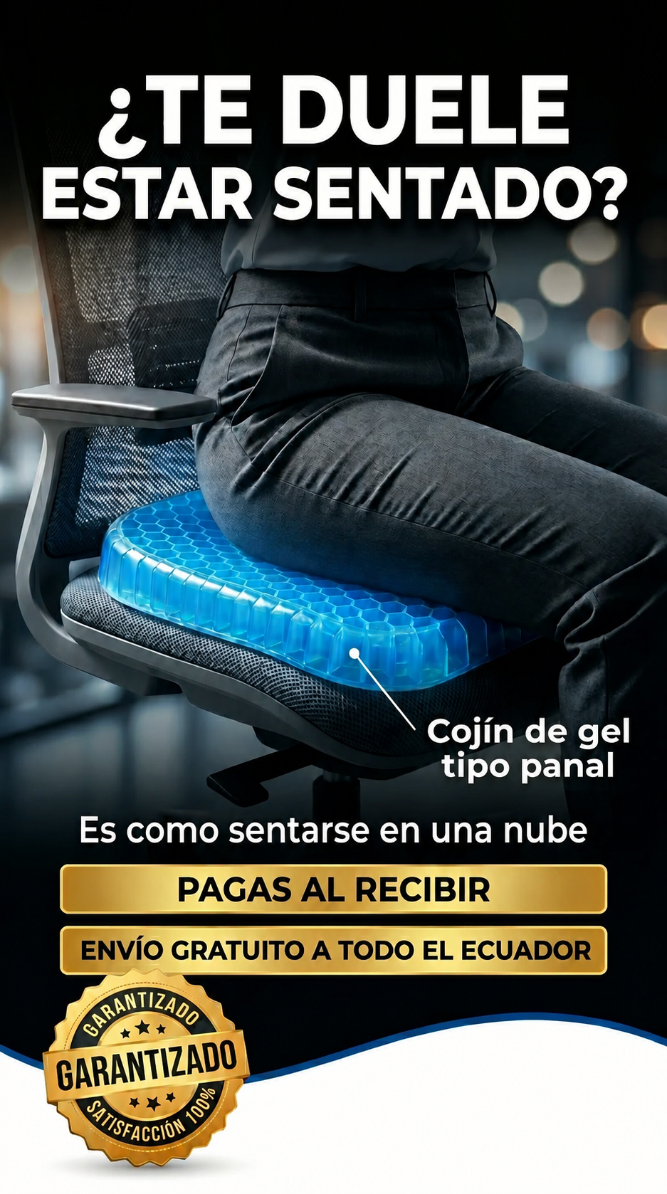 Cojín Ortopédico de Gel Premium™