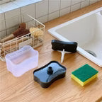 🧼 Dispensador de Jabón 2 en 1 + Esponja